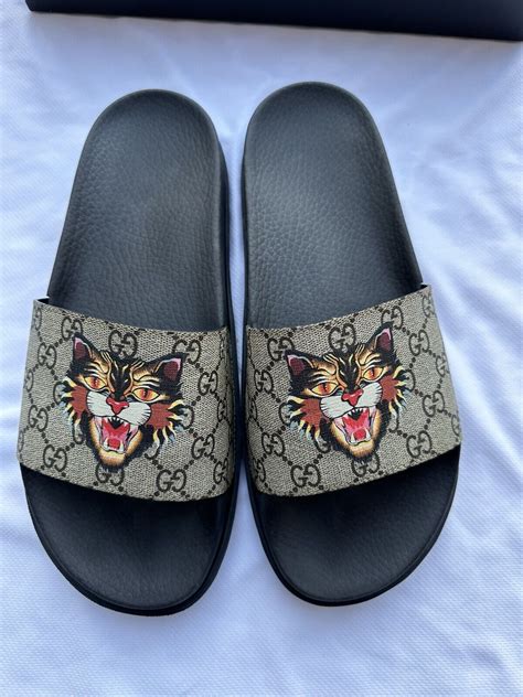 gucci sandals men tiger|Gucci tiger for sale.